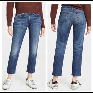 Rag & Bone The Dre Slim Fit Ankle Boyfriend Jeans in BALBOA
